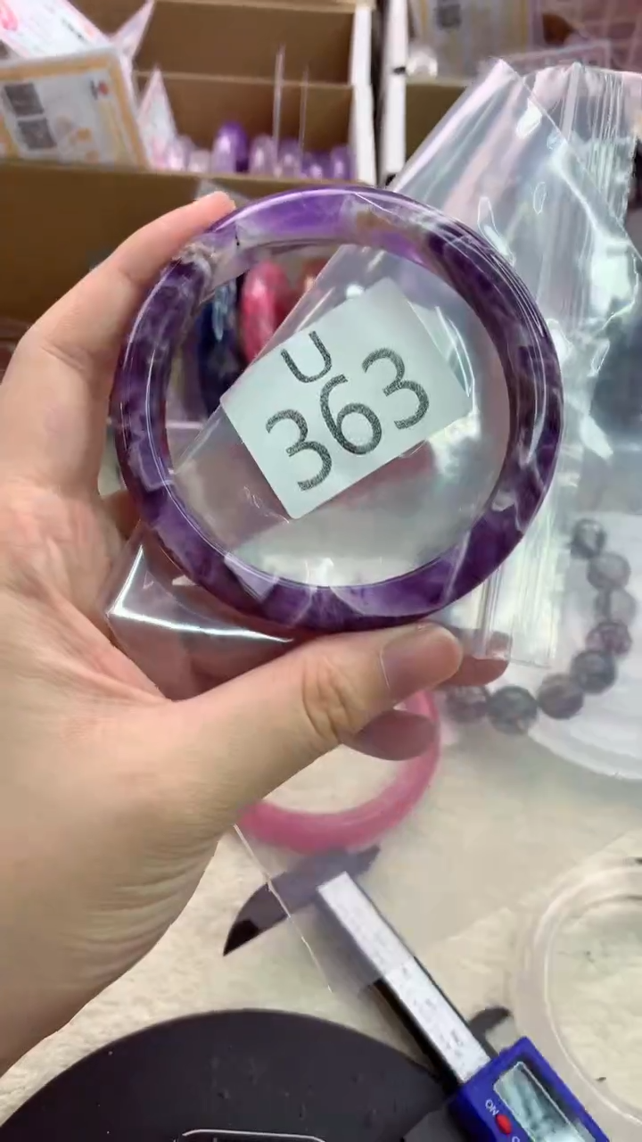 水晶手镯未镶嵌U363-63