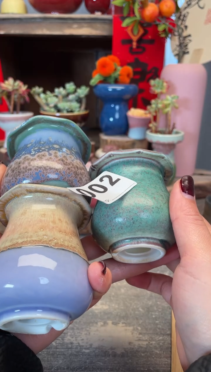 【闪购商品】摆件001知木小芳花盆