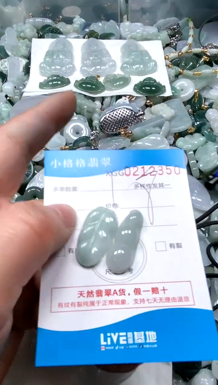 【闪购商品】翡翠颈饰未镶嵌闪购商品0212350