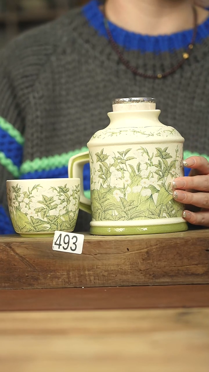 设计师系列！！新品铃兰系列 闷茶壶