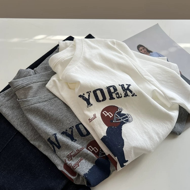 -ARRLMORRE品牌【萌探】轻薄冰感雪花棉亲肤上衣短袖