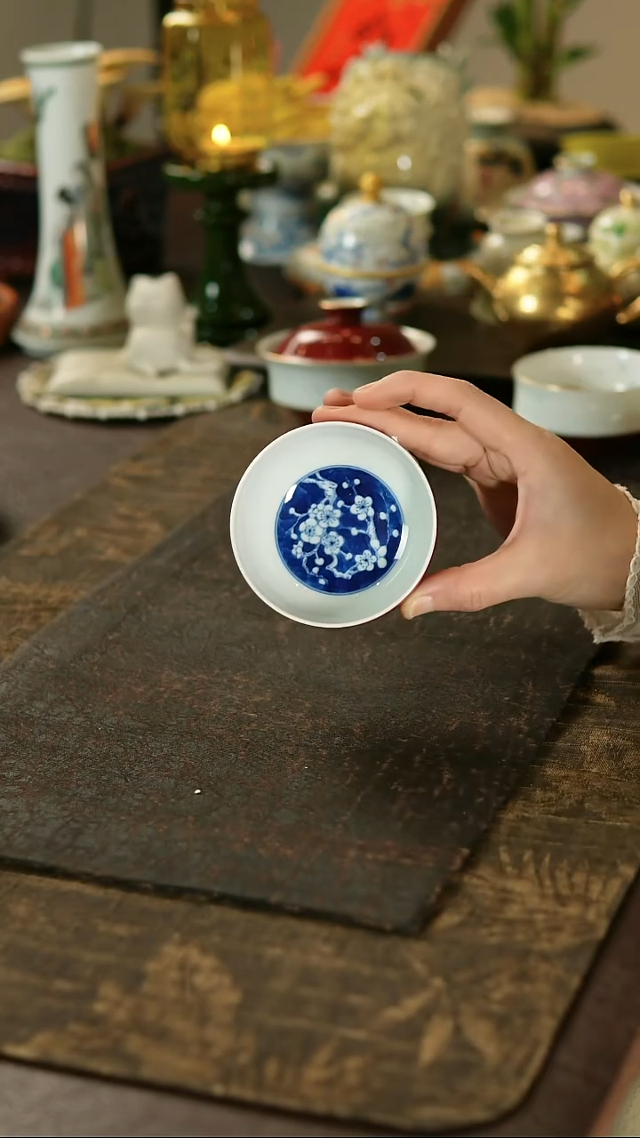 景德镇陶瓷杯碗柴烧多人