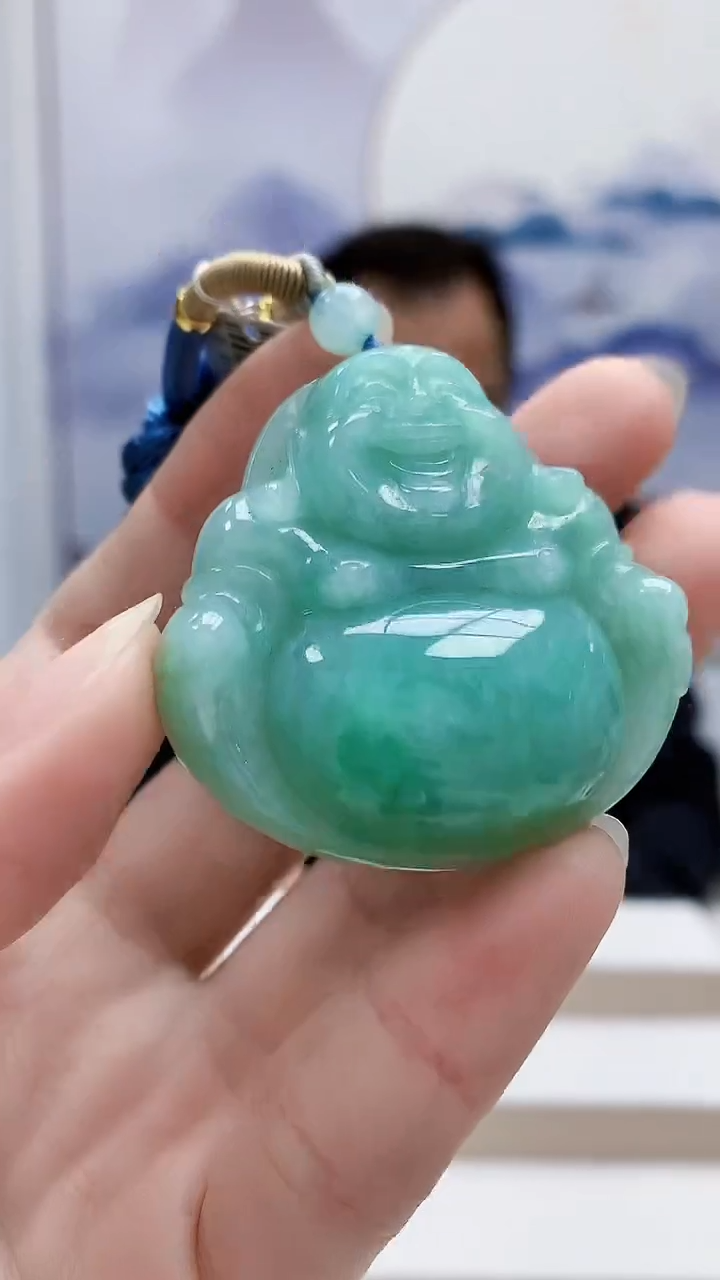 未镶嵌定制翡翠4957ry-毛货挂件35