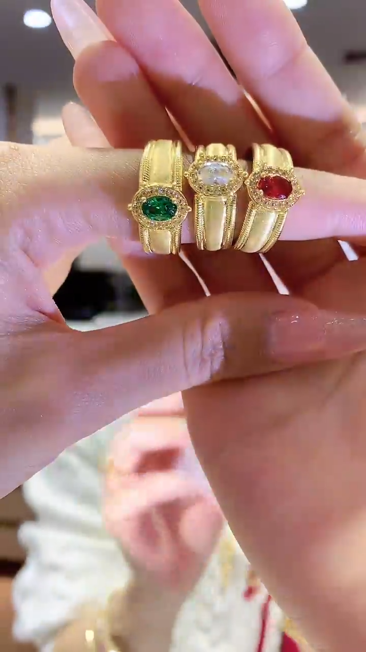 【闪购商品】18K金戒指/指环多样性发一（圈口多样性发一）