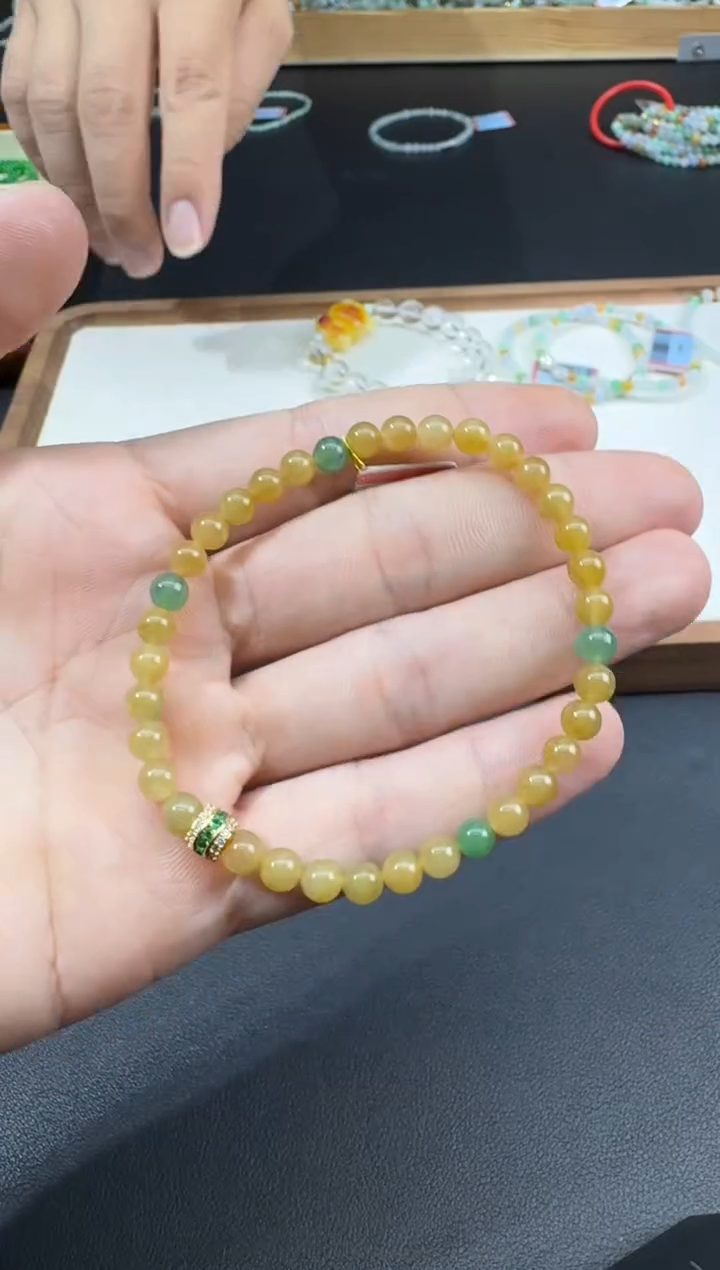 未镶嵌手串翡翠S0923-S1680-345