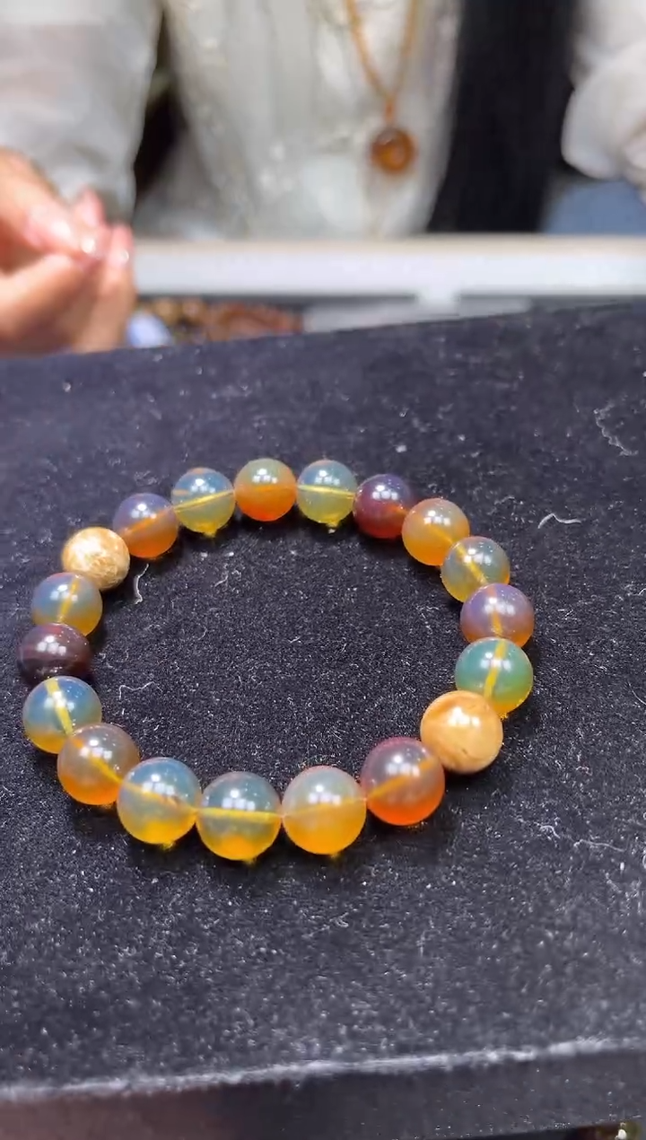 未镶嵌琥珀手串#11#10mm缅甸琥珀手串