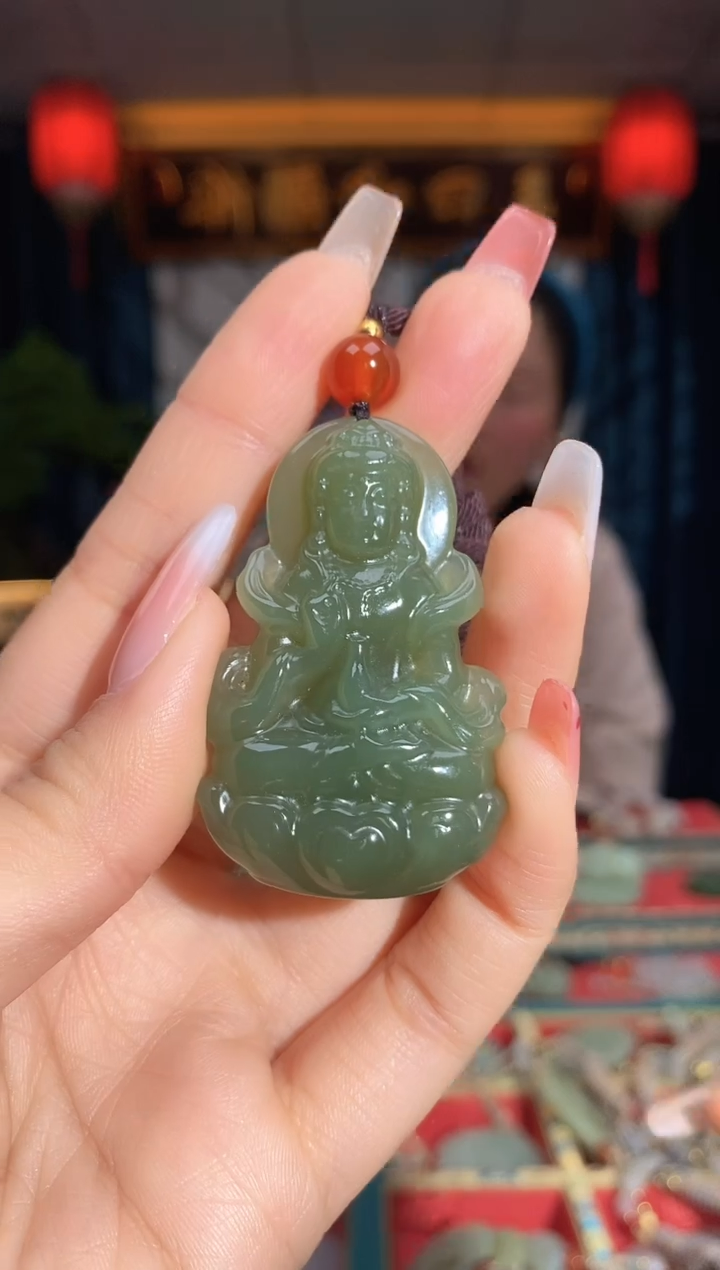 【闪购商品】和田玉挂件未镶嵌观音