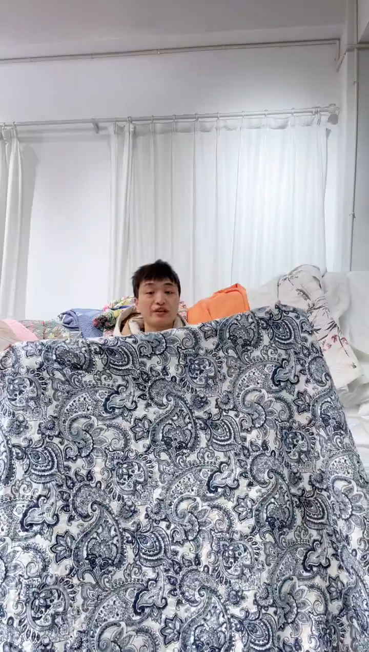 棉230*250纯棉床盖35号微瑕