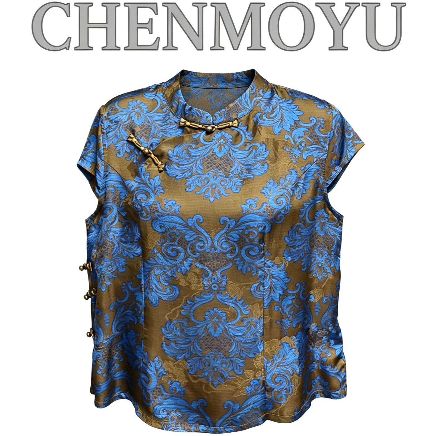 CHENMOYU【焦糖琉璃】-高品质! 国风T恤上衣-25125139