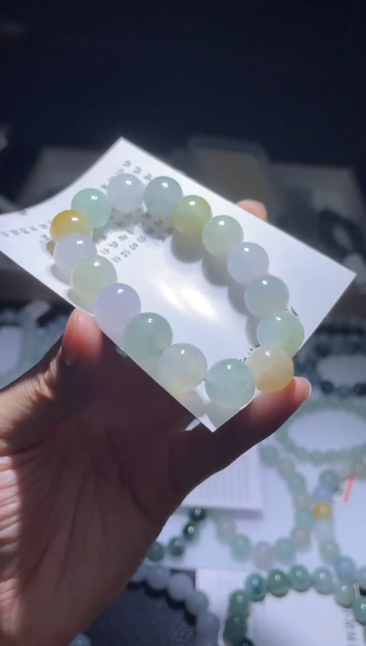 未镶嵌定制翡翠翡翠手串