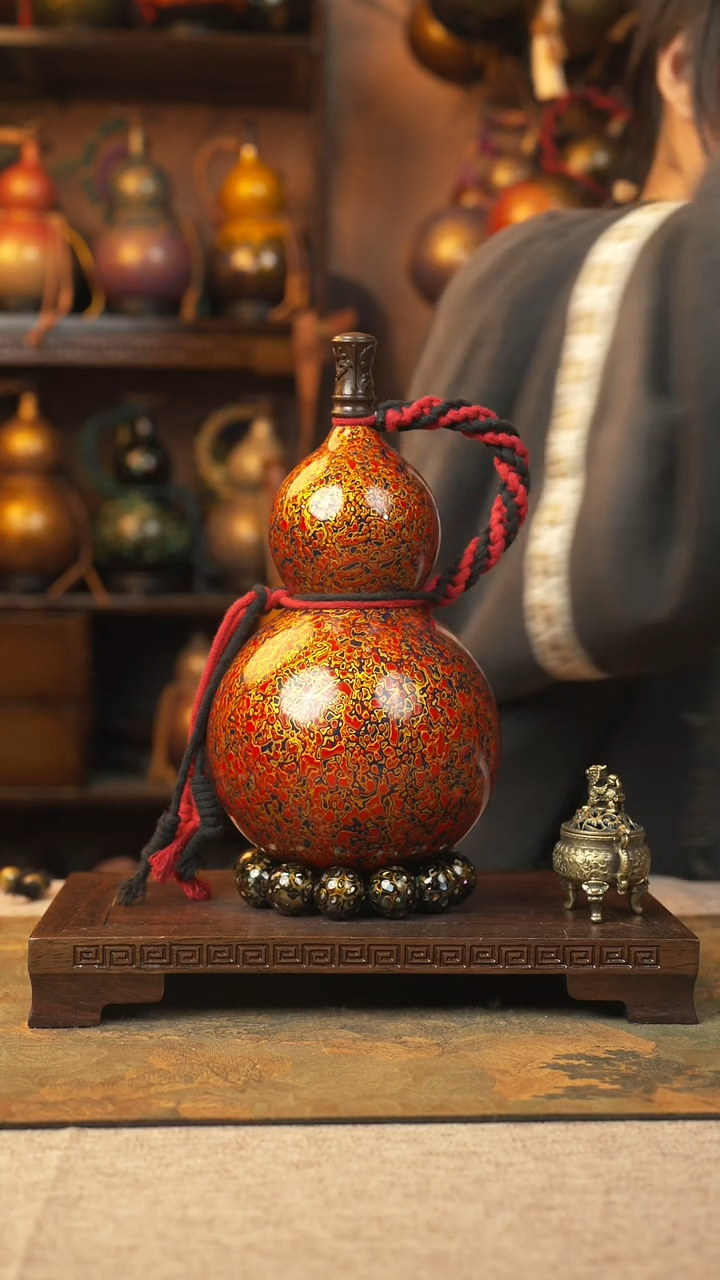 【闪购商品】185大漆葫芦一物一拍记葫堂出品