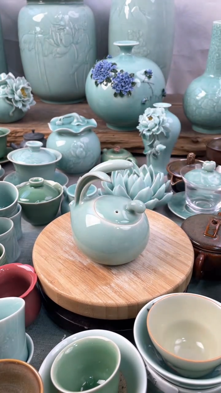 【闪购商品】特价 微瑕 慧仙青瓷