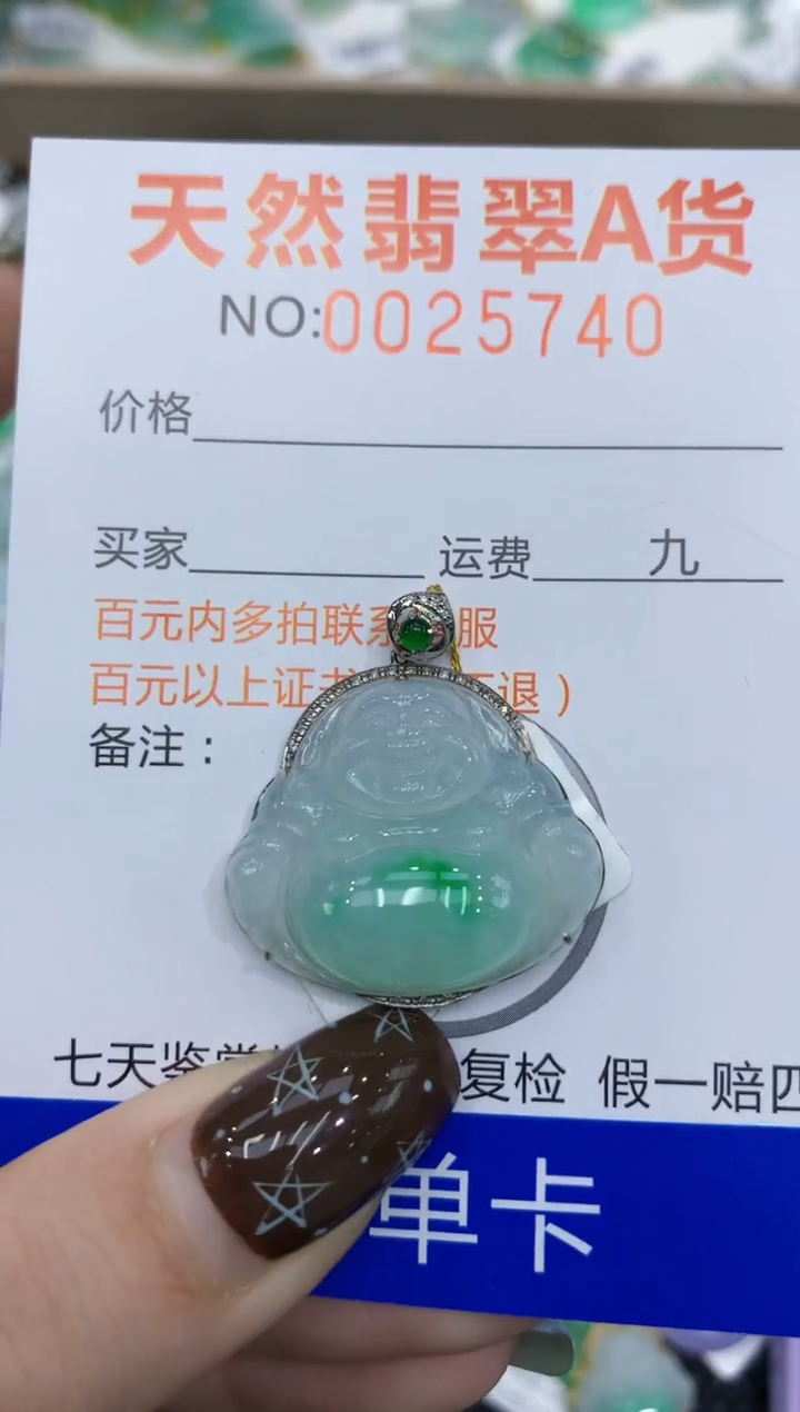 【闪购商品】翡翠颈饰18K金镶嵌11111111111