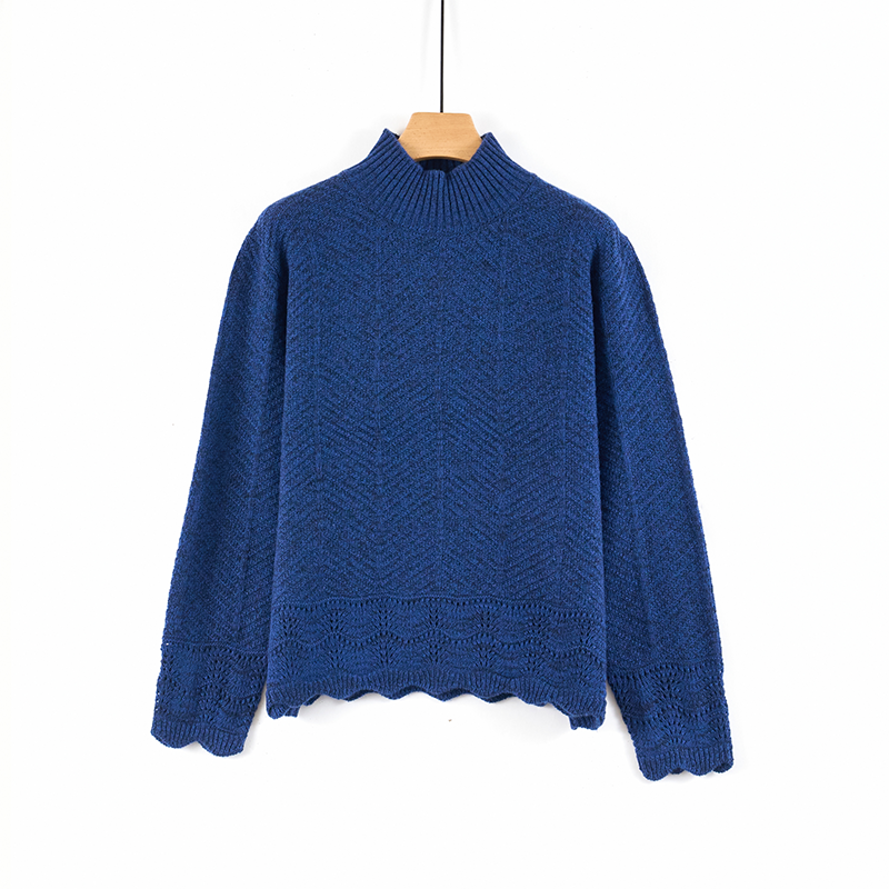 天山【100山羊绒】休闲百搭半高领长袖纯色羊绒衫-YTNL5885T