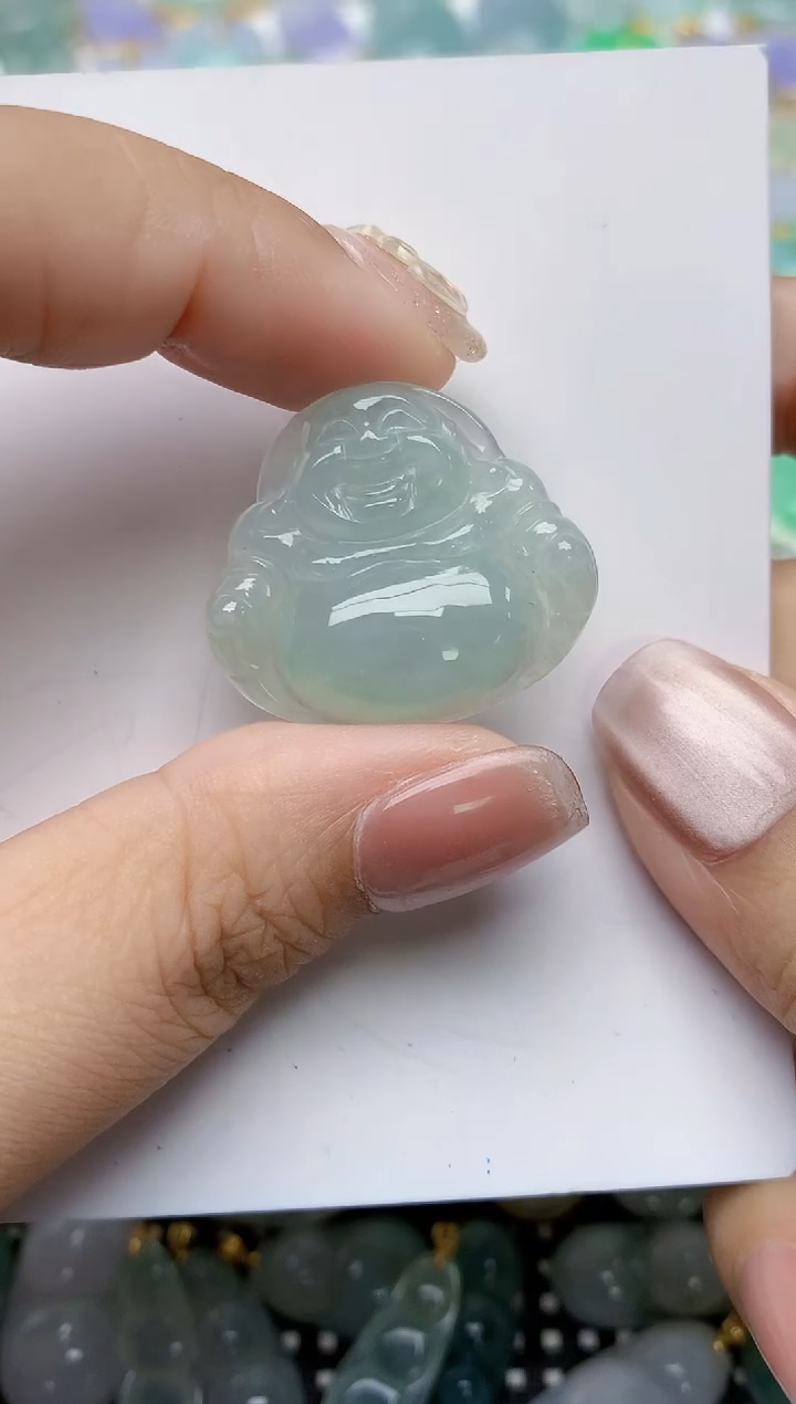 翡翠未镶嵌颈饰天然缅甸A货翡翠