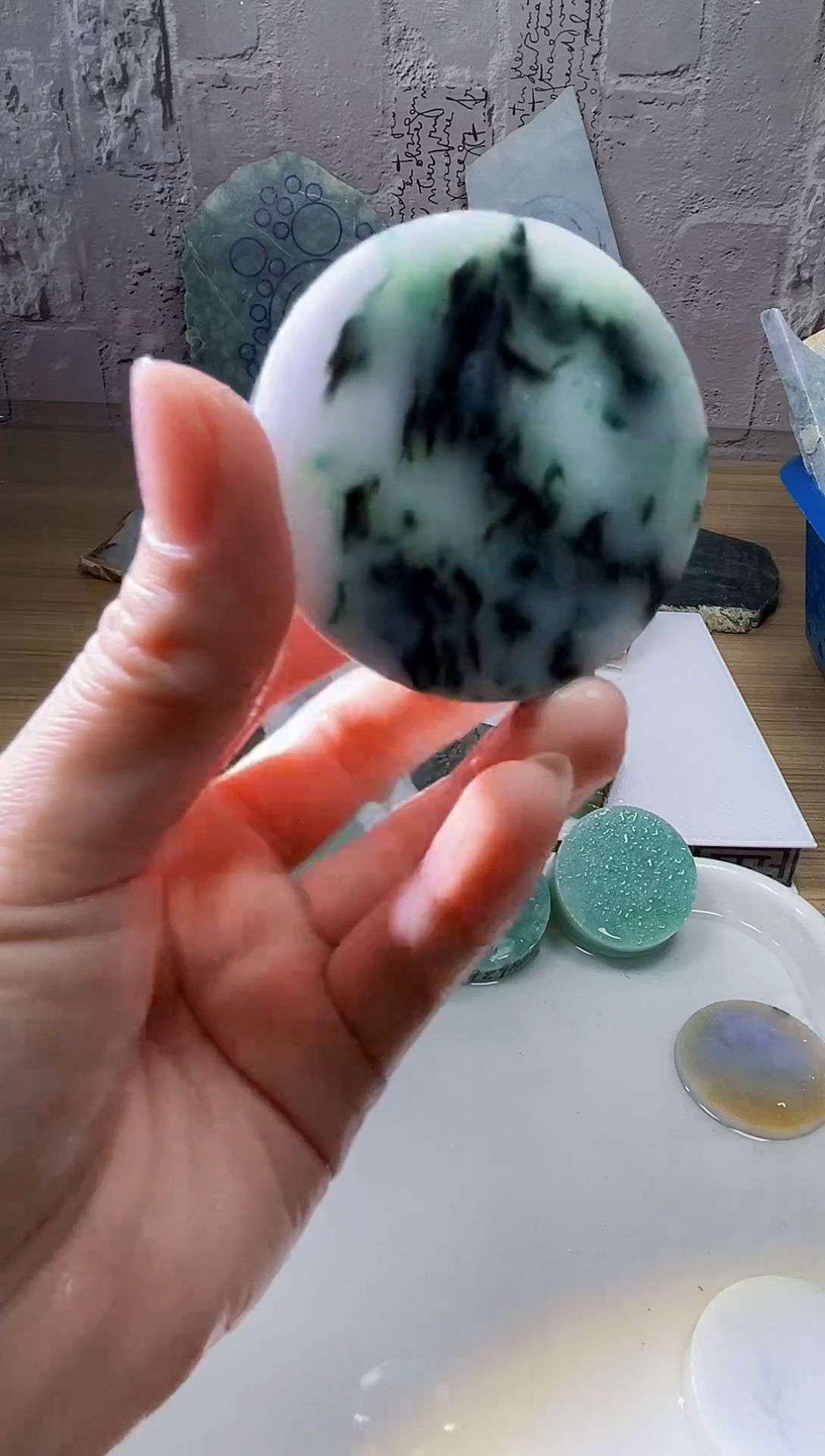 裸石翡翠天然翡翠A货余 南 933