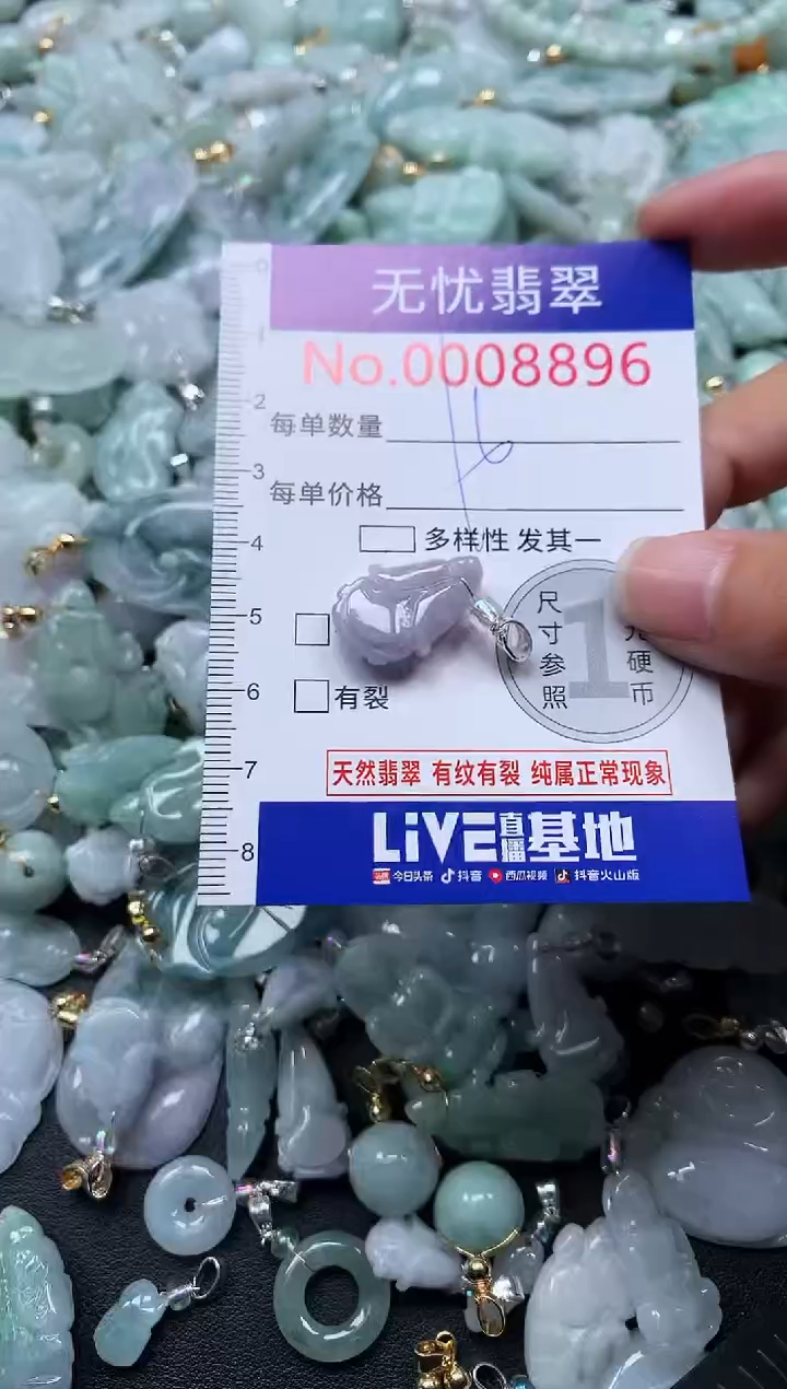 颈饰未镶嵌翡翠8896