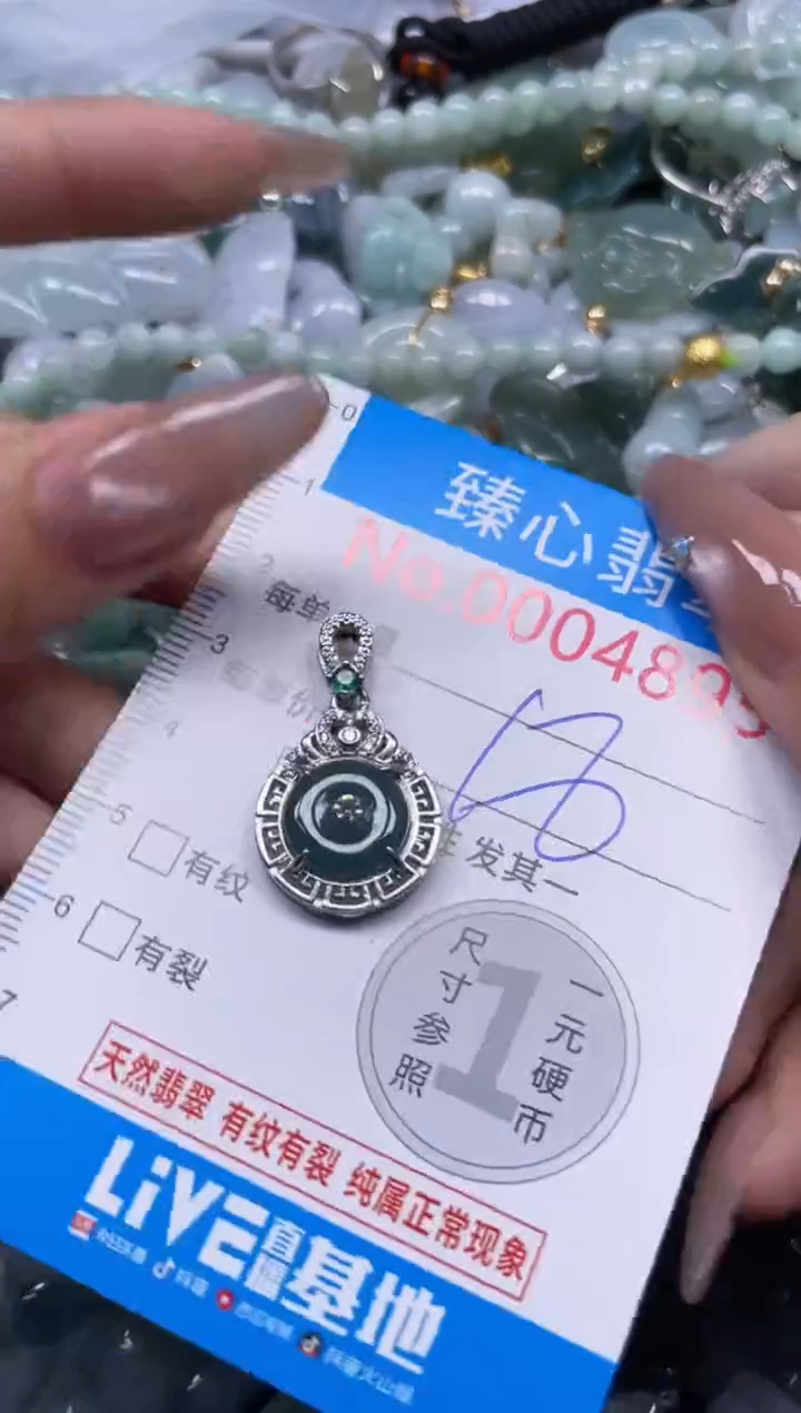 颈饰未镶嵌翡翠4895