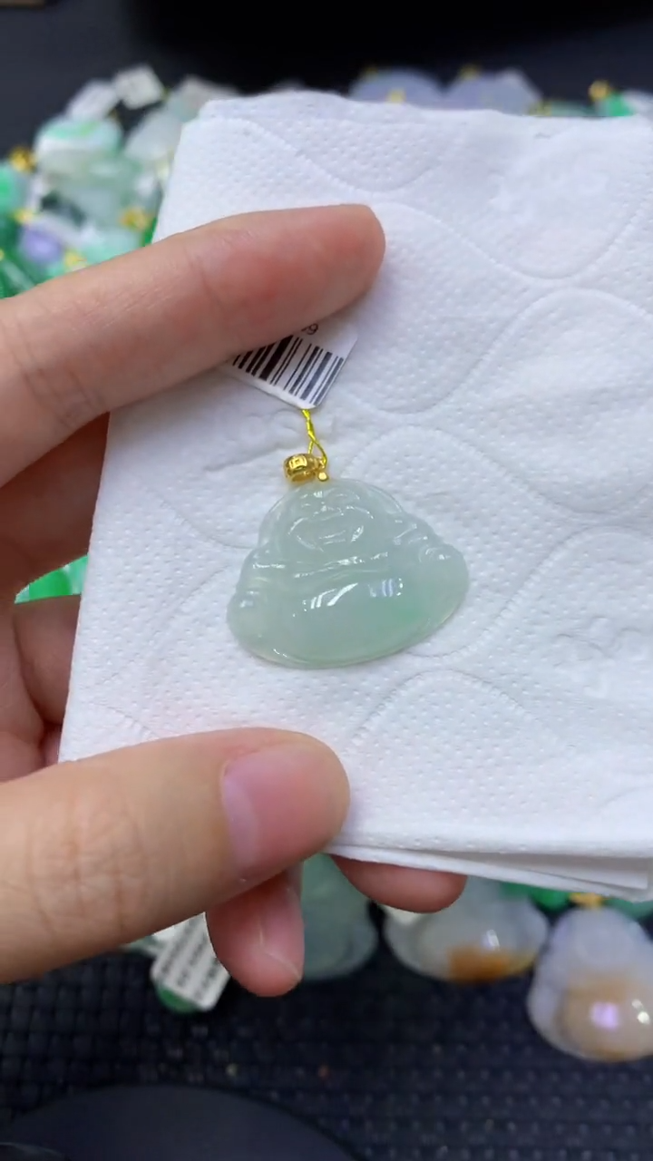 颈饰未镶嵌翡翠天然缅甸翡翠A货