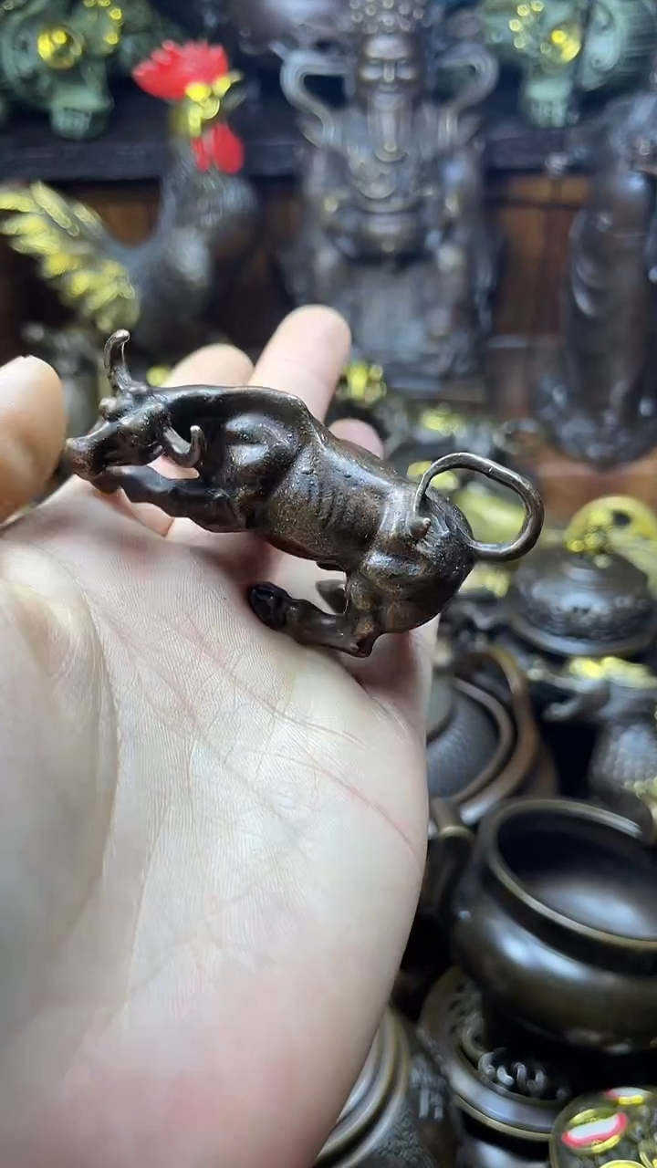 闪购链接，点击下单，有运费险，铜摆件