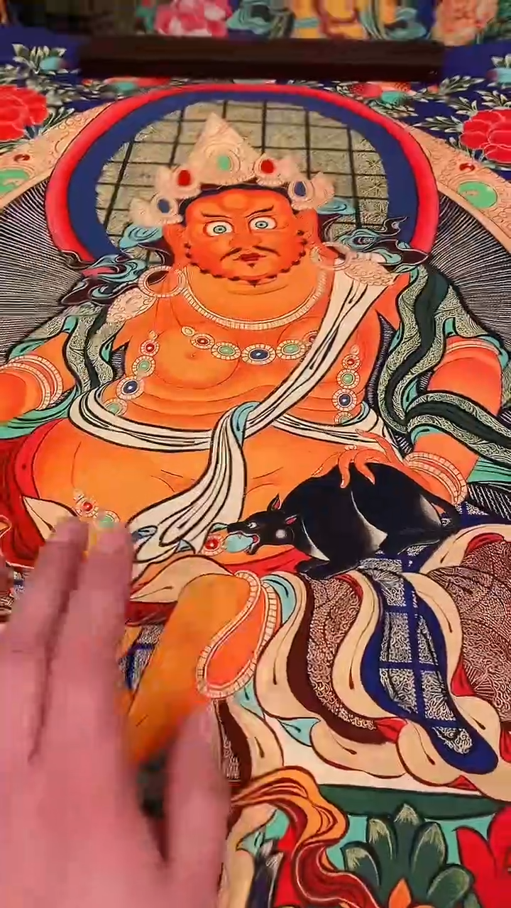 装裱画精美唐卡tk16056