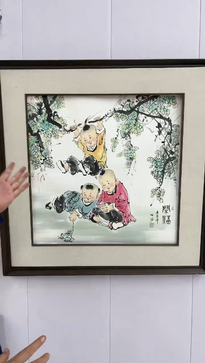 【闪购商品】绘画陈发源-4平尺-人物-纸片