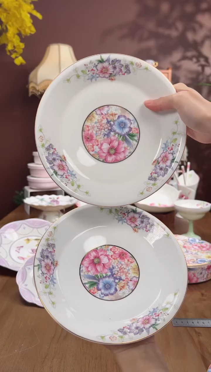 【闪购商品】瓦当秘密花园7.5寸深盘2个
