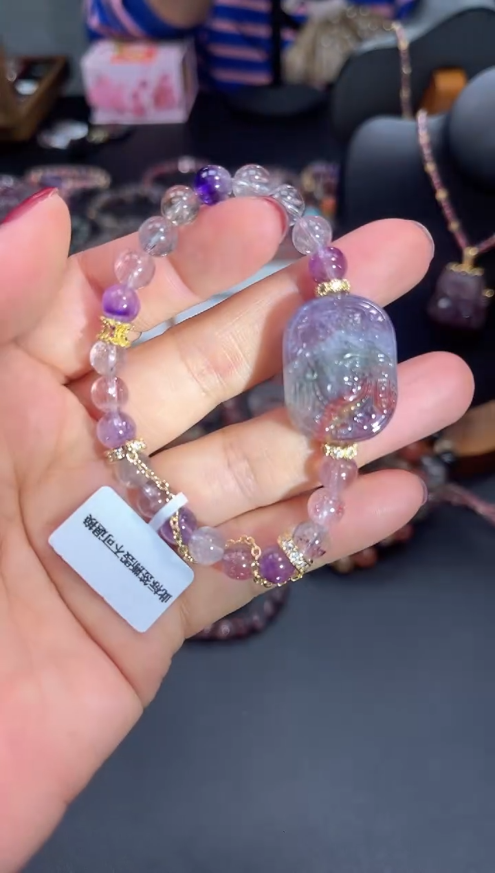 【闪购商品】水晶颈饰未镶嵌【百晶灵儿】天然水晶定制款多样性发一