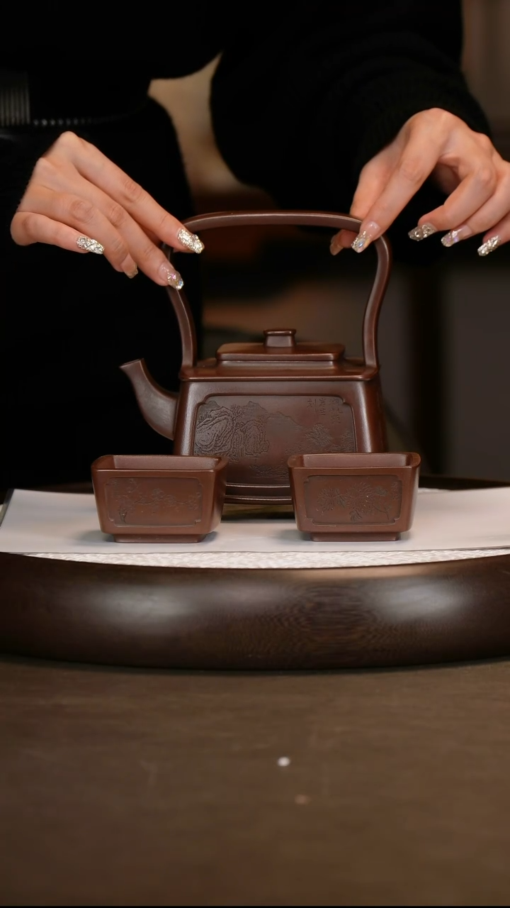 【谈尧坤】四方风雅提梁 500c+大惊喜