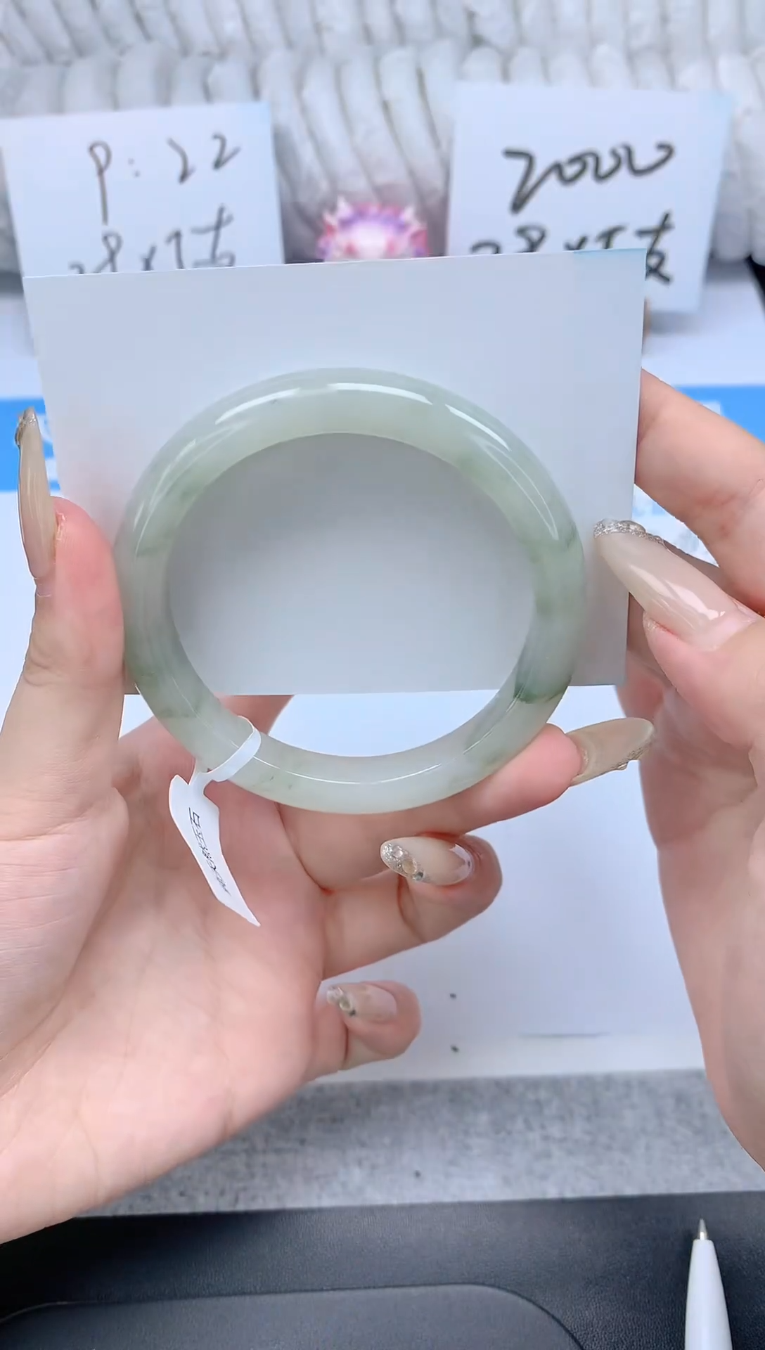 石英质玉手镯未镶嵌K184-58.7