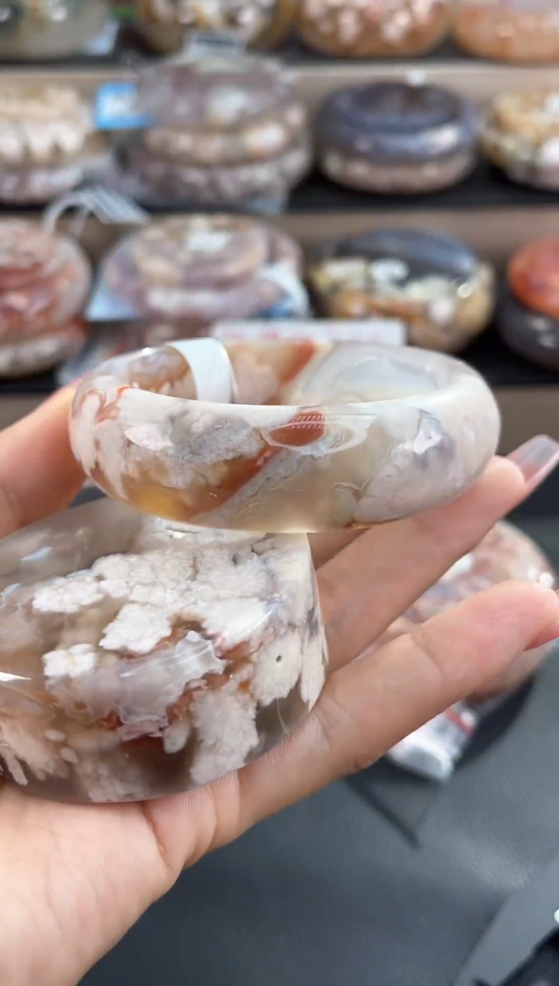 未镶嵌手镯石英质玉60