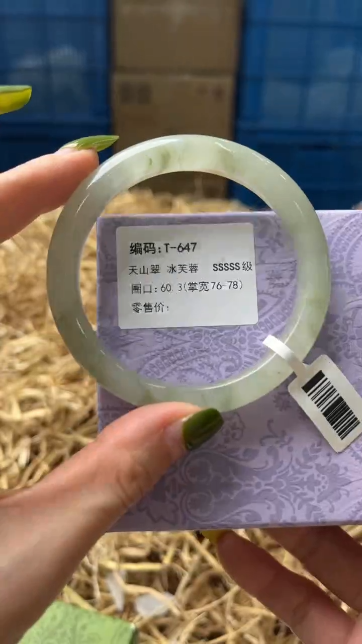 未镶嵌手镯石英质玉T647