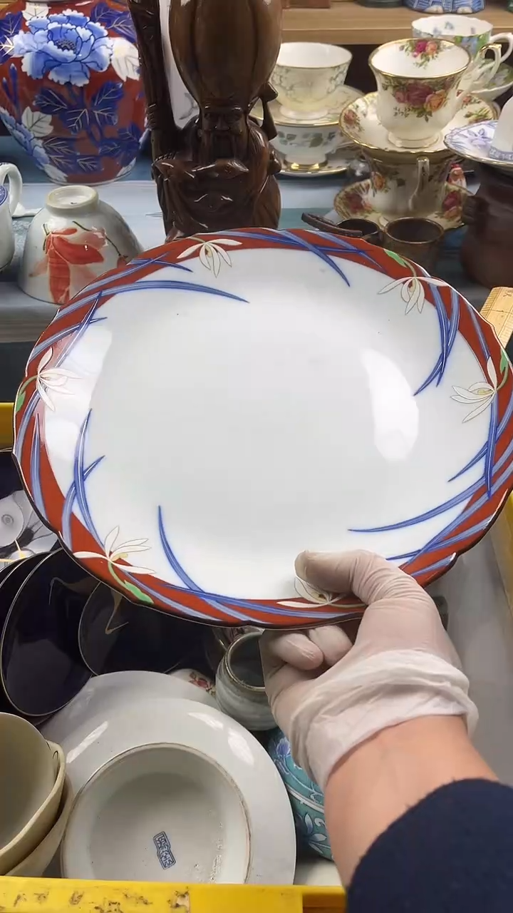 瓷片英歌瓷器满28包邮