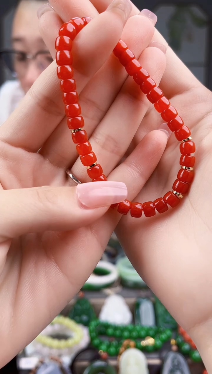 颈饰银S925镶嵌南红玛瑙多样性发货拍一单发一个