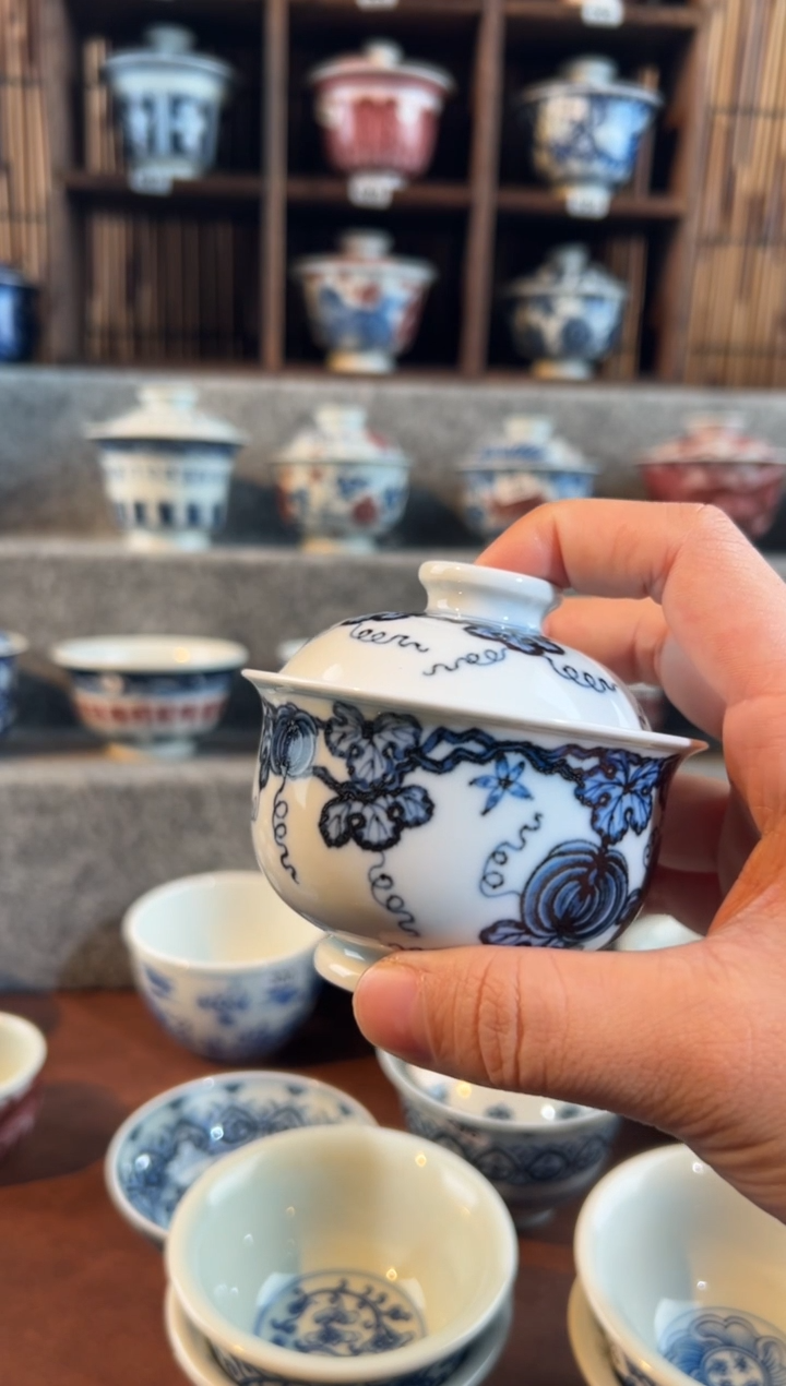 【闪购商品】294天禄言瓷手绘茶具