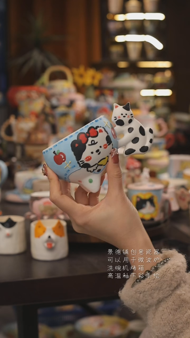 景德镇釉下彩绘设计师款式陶瓷