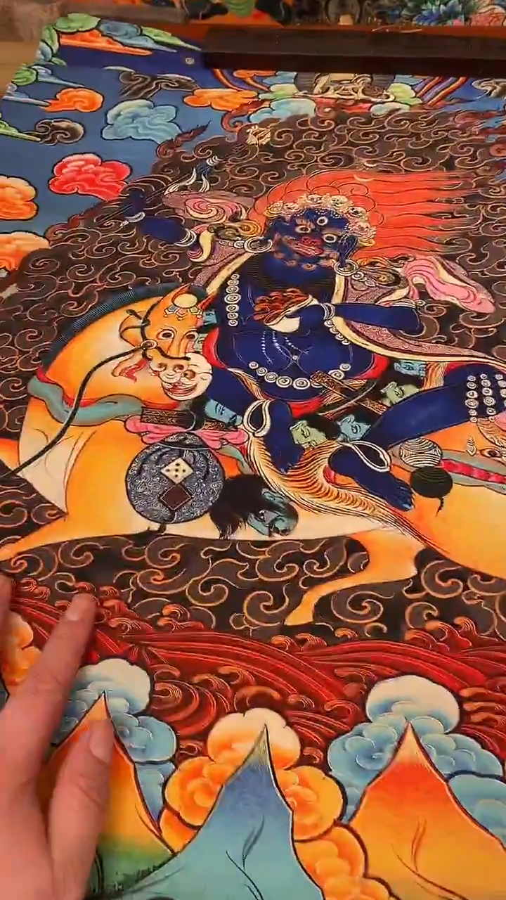 装裱画精美唐卡tk16019