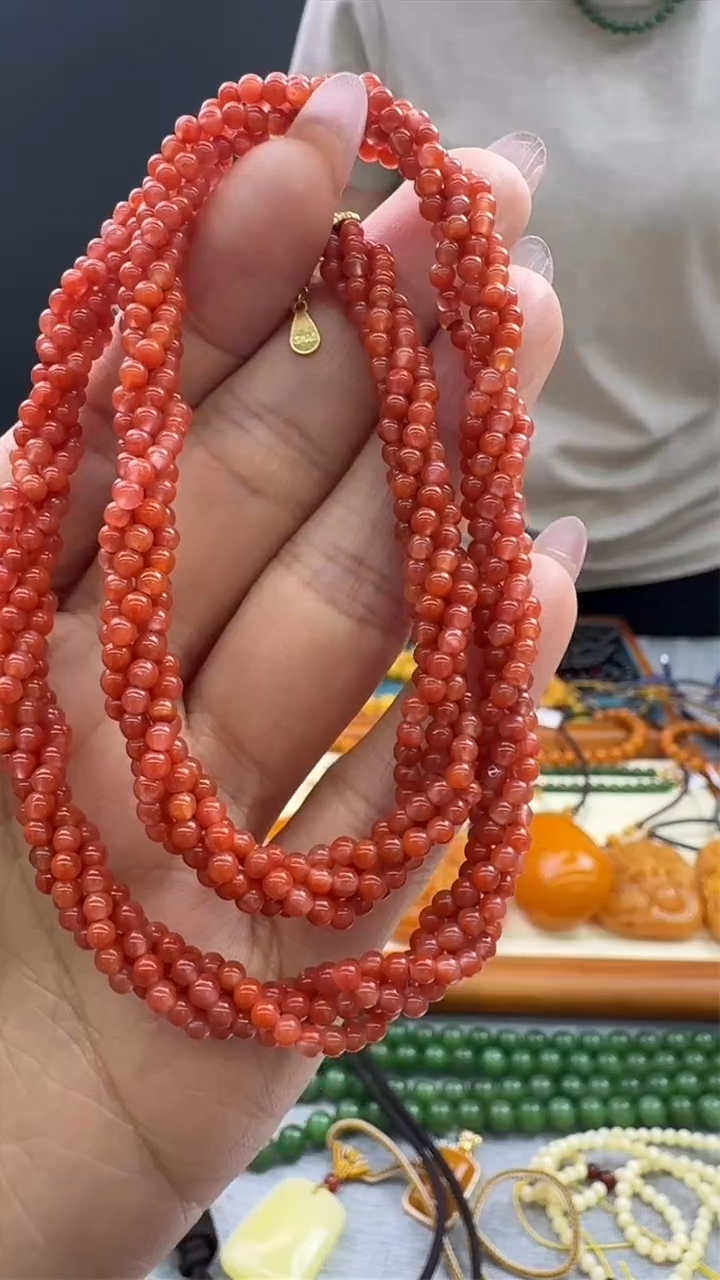 【闪购商品】南红玛瑙颈饰未镶嵌598秒拍号