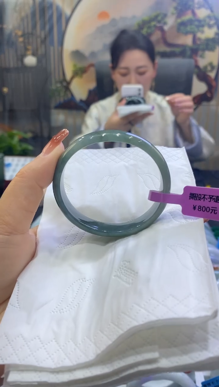 【闪购商品】翡翠手镯未镶嵌00004353