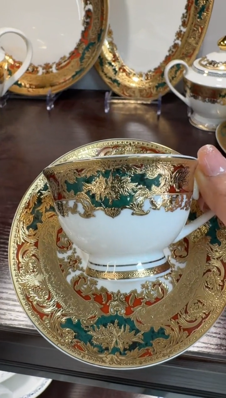 【闪购商品】瓷片90ml小容量杯碟 福利价