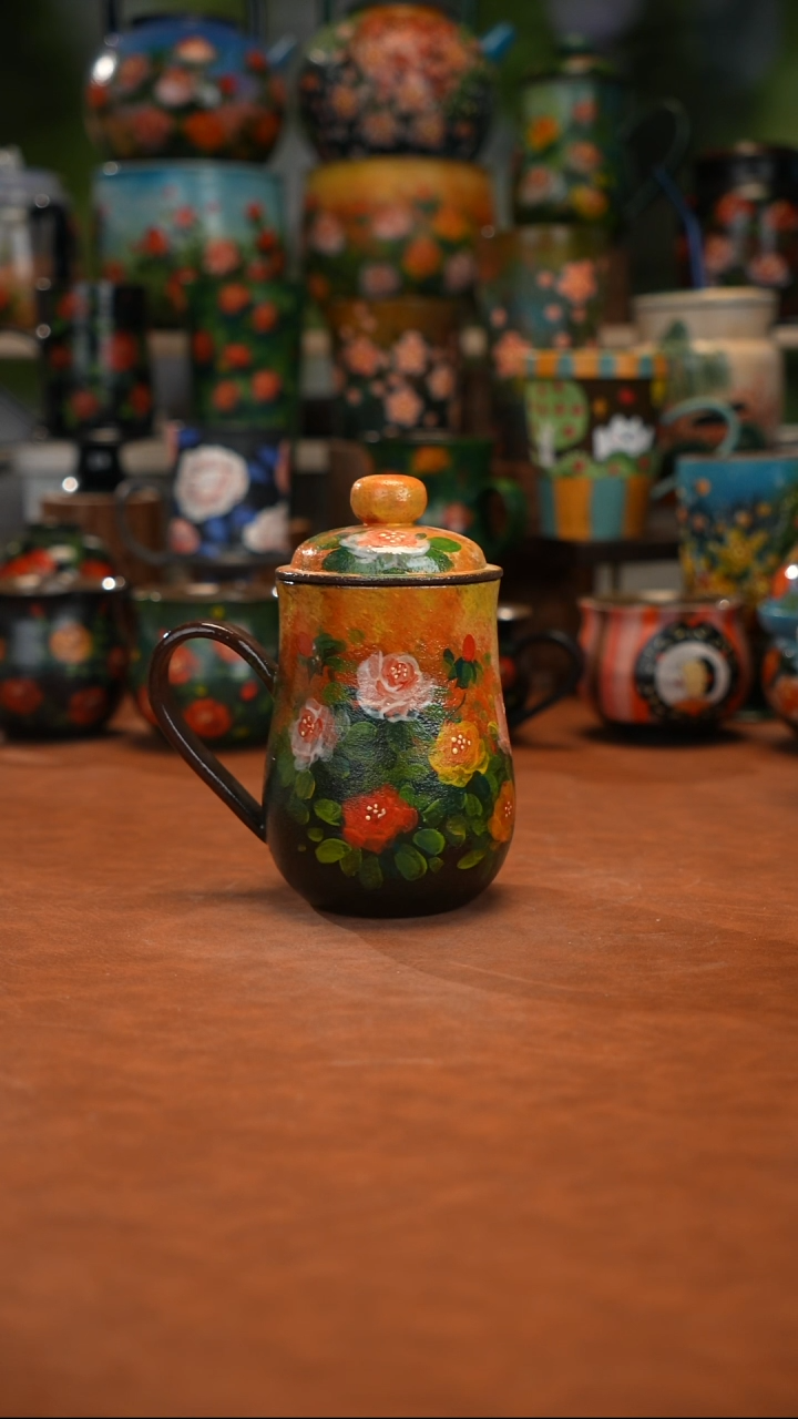 陶瓷油画手绘釉下彩