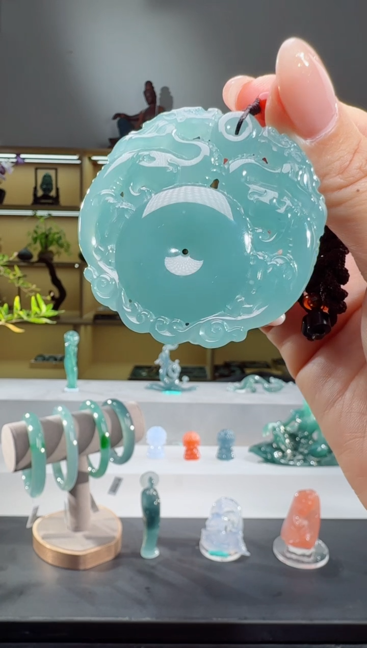 吊坠(不含链)未镶嵌翡翠仿古扣