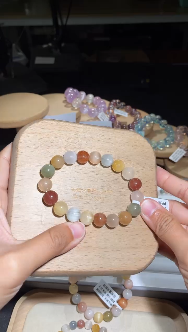 未镶嵌手链水晶137号多样性发一A 10+