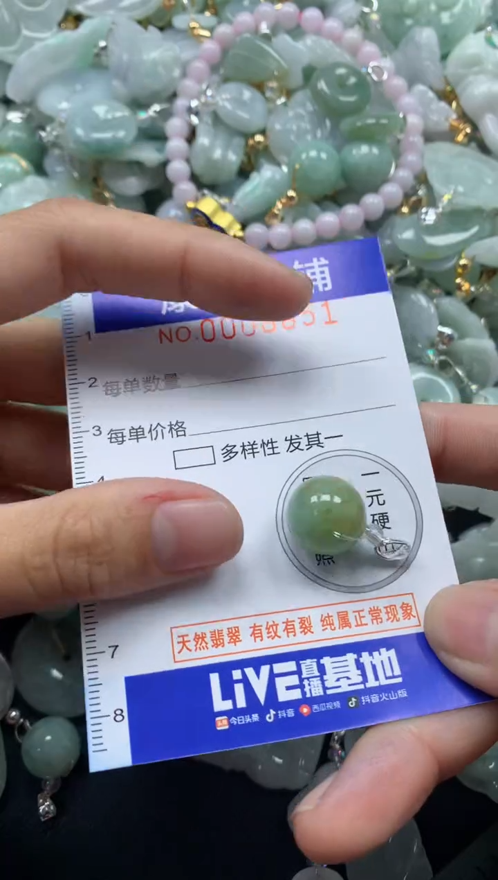 颈饰未镶嵌翡翠8851