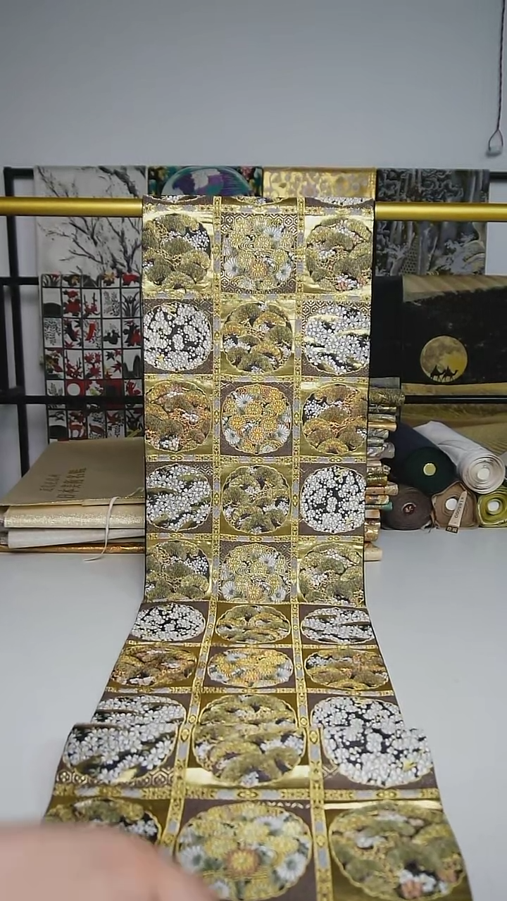 【闪购商品】织绣40 六通团花花卉