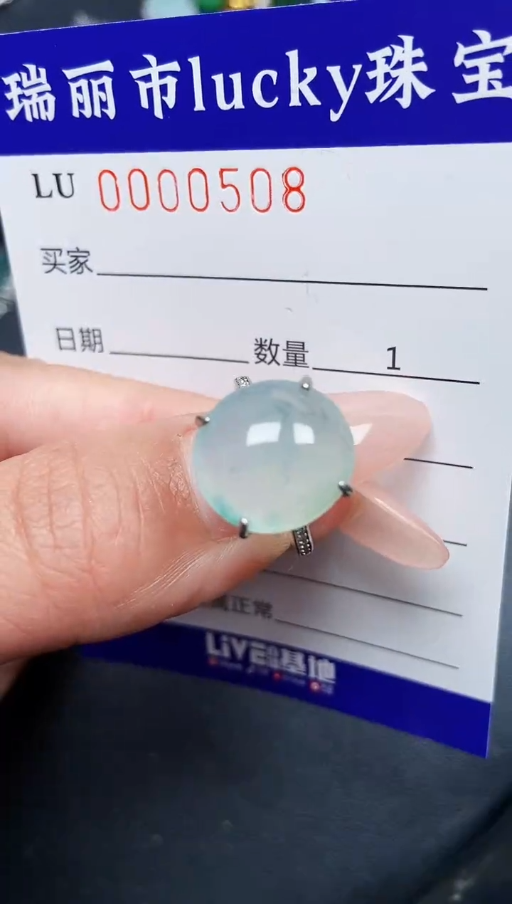 【闪购商品】翡翠颈饰银S925镶嵌0508