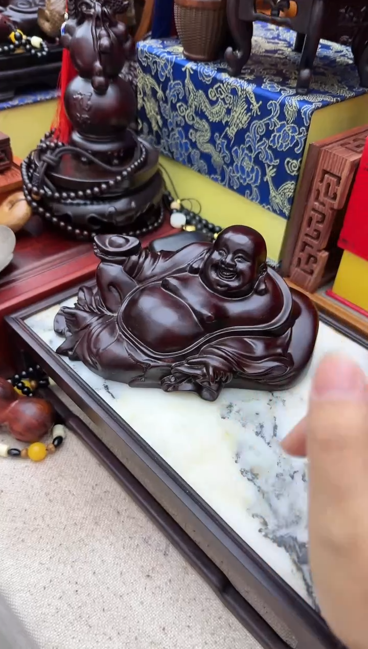 【闪购商品】黑檀弥勒淘多奇好物