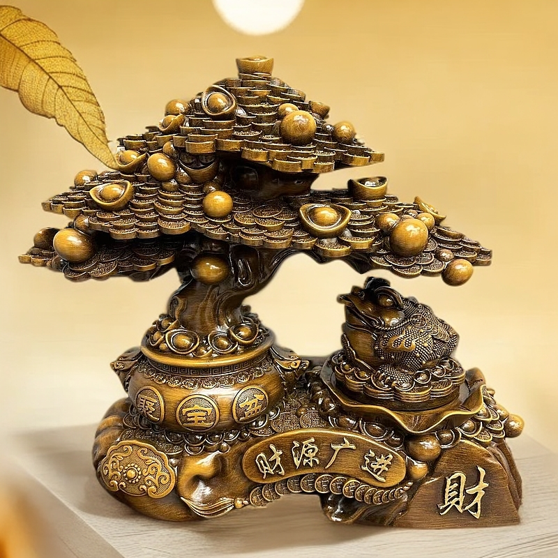 财源广进中式家居装饰摆件