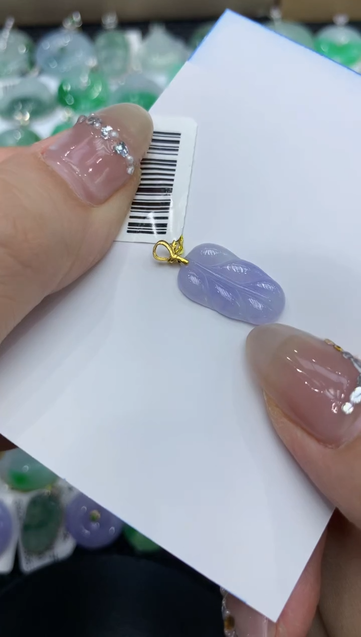 【闪购商品】翡翠颈饰18K金镶嵌 222222222