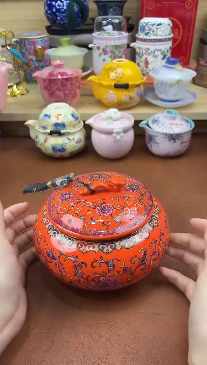 陶陶瓷茶具摆件旅行套组